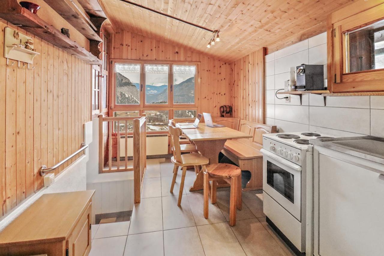 Dans La Montagne Proche De Verbier Horská chata